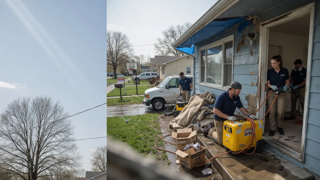 Basement Flood Cleanup in Congerville, IL near me